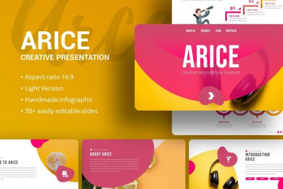 Arice Creative Presentation Template