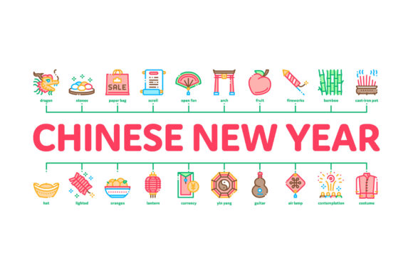 Chinese New Year Feast Minimal: Design Assets Explained