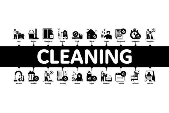 Cleaning Service Tool Minimal: Design Applications