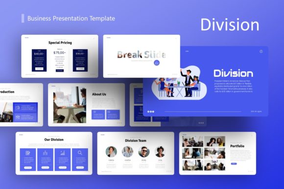 Division Business Presentation Template: A Versatile Asset for Modern Professional Storytelling