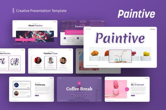 Paintive: A Creative Presentation Template