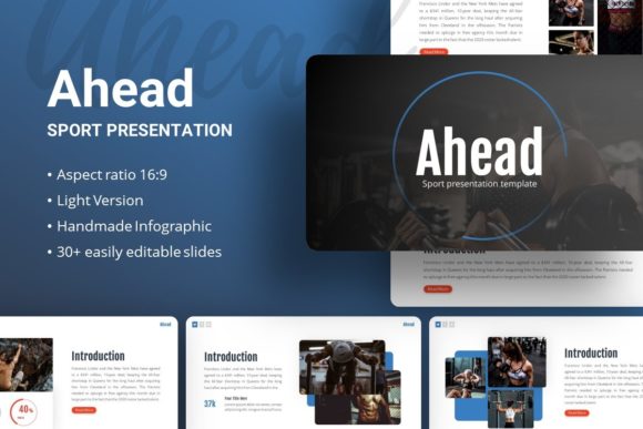 Presentation Template - Ahead: A Strategic Resource for Modern Visual Communication