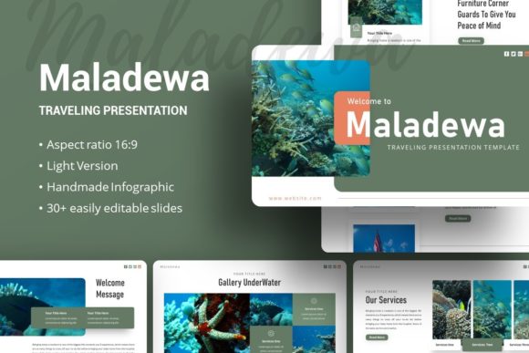 Presentation Template - Maladewa: Elevating Your Visual Storytelling
