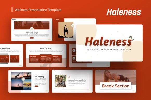 Unlocking Creativity and Professionalism with the Haleness Wellness Presentation Template