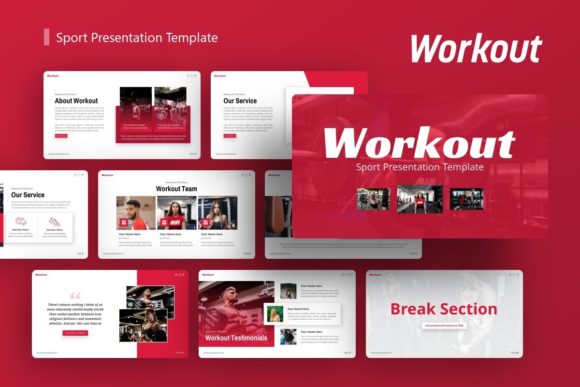 Workout Presentation Template: A Versatile Design Asset